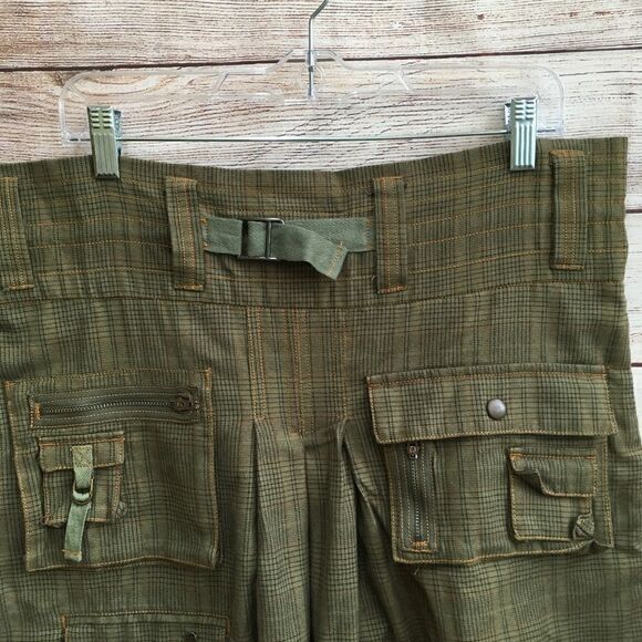 NEW‎ WITH TAGS BIYA BY JOHNNY WAS 2WO-TEN-TEN-5IVE SKIRT IN HUNTER GREEN PLAID - Picture 8 of 9